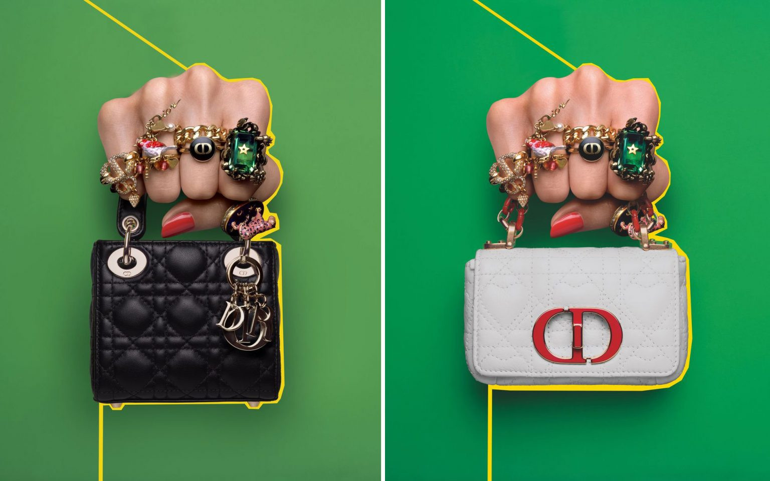 NGỌC TRINH TẬU KHÔNG CHỈ MỘT MÀ ĐẾN BA MẪU TÚI MICRO LADY DIOR MỚI